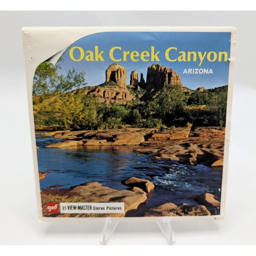 Vintage View-Master Oak Creek Canyon Arizona 3 Reel Pack